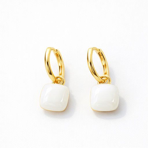 White Resin Statement Drops
