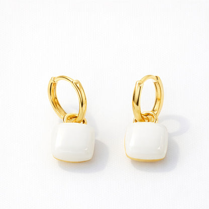 White Resin Statement Drops