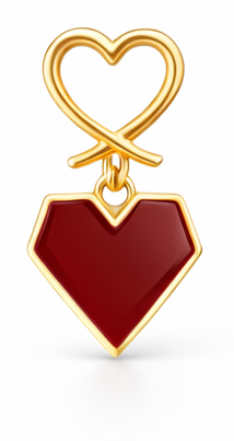 Wine Red Pearl Drops