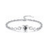 Zircon Silver Heart Hollow Bracelet – Heart Hollow