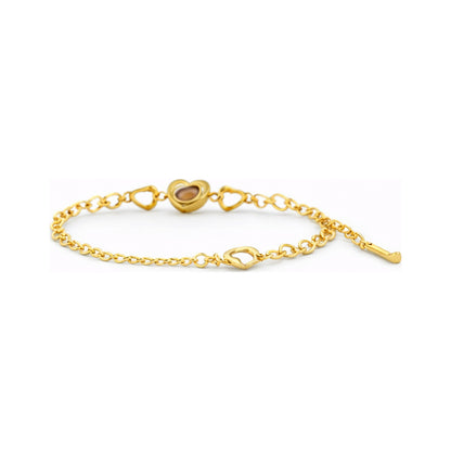 Multicolor Heart Zircon Bracelet