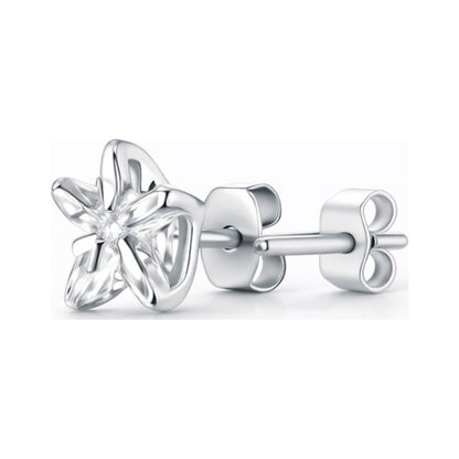 Celestial Zircon Sterling 4mm Star Sparkle Studs