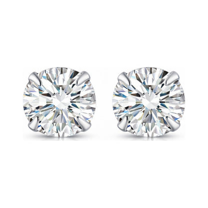 Zircon S925 Sterling Silver Heart Star Stud Earrings – Star Heart Nova