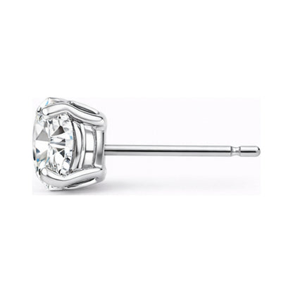 Zircon S999 Sparkle Stud Earrings